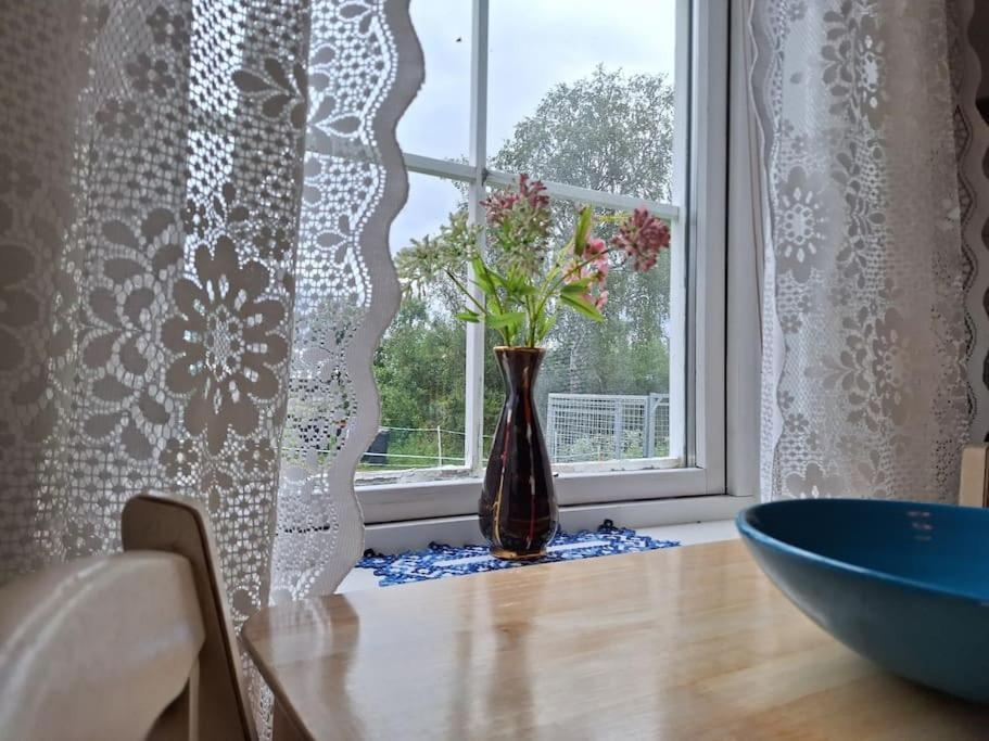 Privat Leilighet Pa Gard Med Badstue Og Nordlys Narvik Bagian luar foto