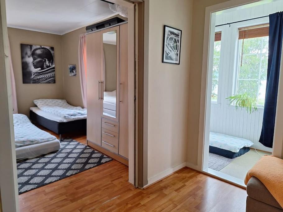 Privat Leilighet Pa Gard Med Badstue Og Nordlys Narvik Bagian luar foto