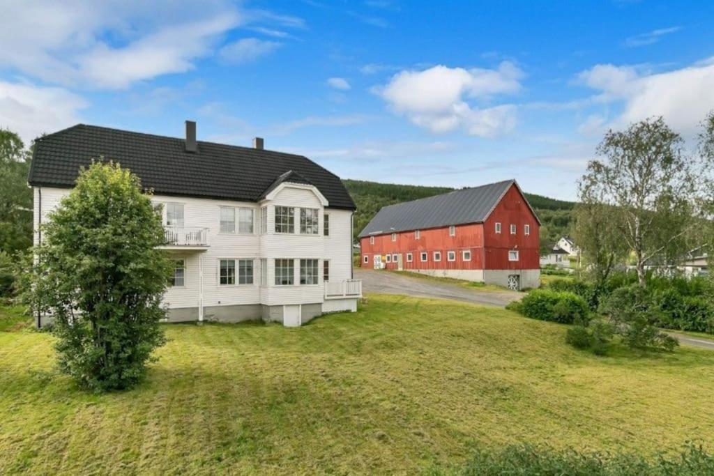 Privat Leilighet Pa Gard Med Badstue Og Nordlys Narvik Bagian luar foto